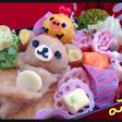 ホットケーキミックスでリラックマキャラ弁