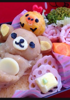 ホットケーキミックスでリラックマキャラ弁-レシピのメイン写真