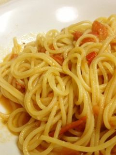 生トマトでシンプル アラビアータ♪-レシピのメイン写真