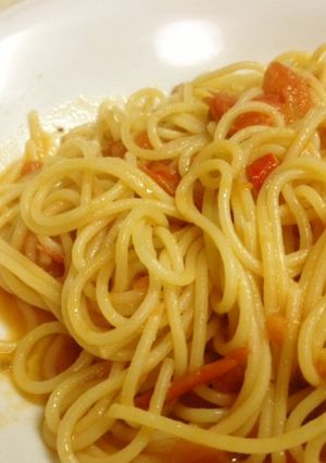 生トマトでシンプル アラビアータ♪-レシピのメイン写真