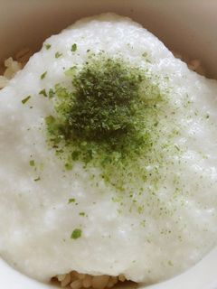 お桜麦ご飯のとろろ飯 〜簡単編-レシピのメイン写真
