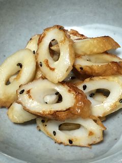【お弁当】ちくわの胡麻マヨ炒め-レシピのメイン写真