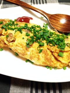 超簡単☆困った時の納豆オムレツ-レシピのメイン写真