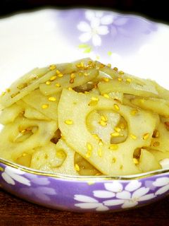 シャキシャキ食感!レンコンのきんぴら-レシピのメイン写真