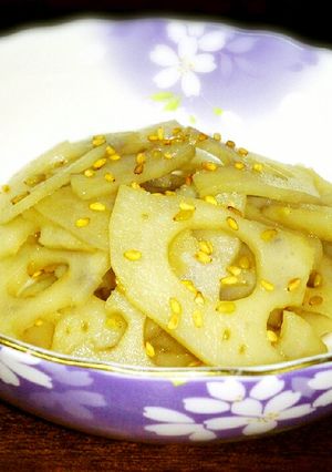 シャキシャキ食感！レンコンのきんぴら-レシピのメイン写真