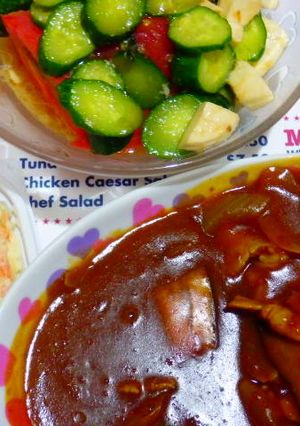 秋茄子のカレー-レシピのメイン写真