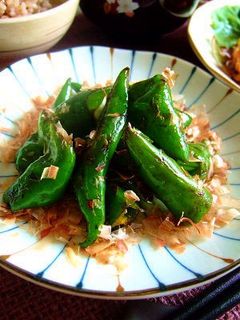 万願寺唐辛子の焦がし醤油炒め。-レシピのメイン写真