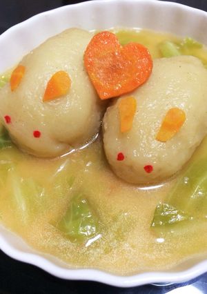 うさぎじゃがもちワンタン-レシピのメイン写真