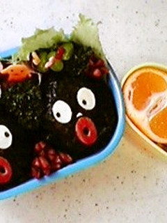 簡単♪チビクロサンボのキャラ弁(≧∇≦)-レシピのメイン写真