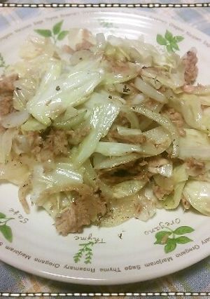 ツナとキャベツのマヨネーズ炒め-レシピのメイン写真