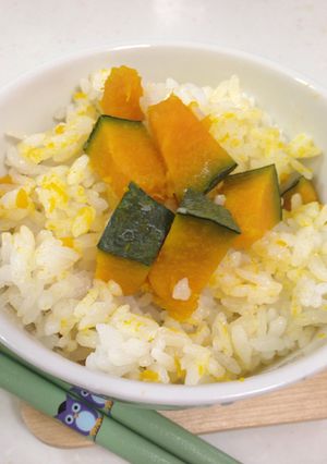 簡単!カボチャご飯♪ワッショイ祭り弁当に-レシピのメイン写真