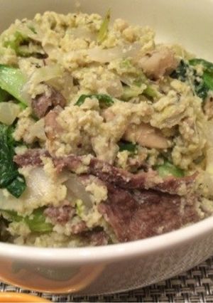 野菜炒め？卯の花煮？ヘルシーなおから料理-レシピのメイン写真