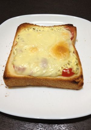 タルタルとまトースト-レシピのメイン写真