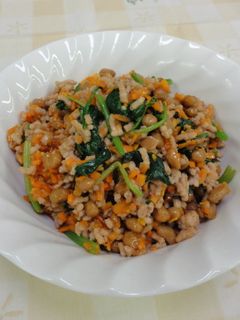 炒め納豆-レシピのメイン写真
