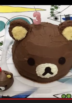 ミニチュア実体化♪リラックマドームケーキ-レシピのメイン写真