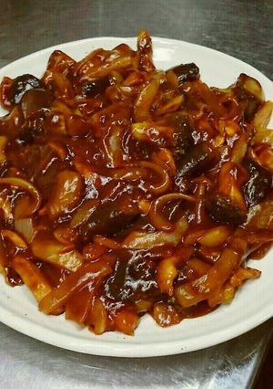 節約野菜沢山スタミナ豚トロ酢豚風-レシピのメイン写真