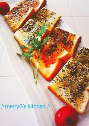 ♡トーストＤeスナック♡(わさび風味)-レシピのメイン写真