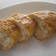 手作りなめたけで卵焼き