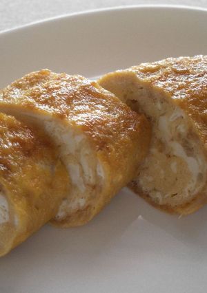 手作りなめたけで卵焼き-レシピのメイン写真