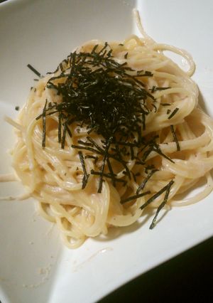 バター不使用☆たらこクリームパスタ-レシピのメイン写真