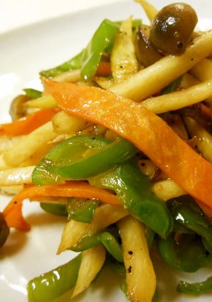 「まこもだけ」の炒め物-レシピのメイン写真