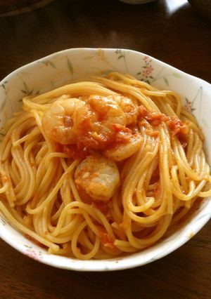海老のトマトクリームパスタ-レシピのメイン写真