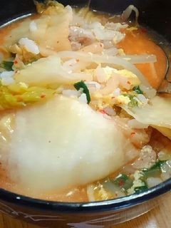 ダイエットにも♪旨辛キムチクッパ風雑炊☆-レシピのメイン写真