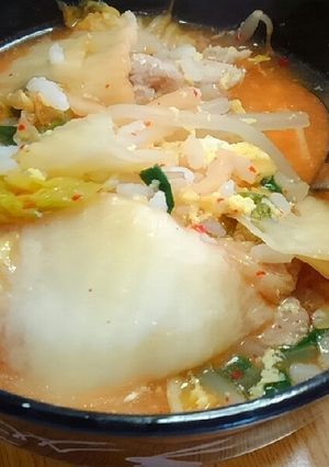ダイエットにも♪旨辛キムチクッパ風雑炊☆-レシピのメイン写真