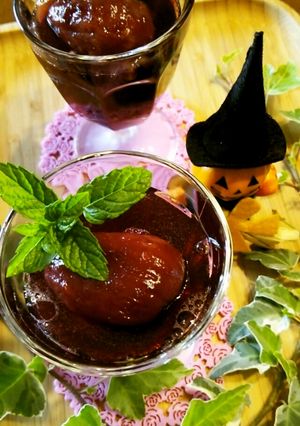 いちじく!赤ワイン煮de無花果ゼリー♪-レシピのメイン写真
