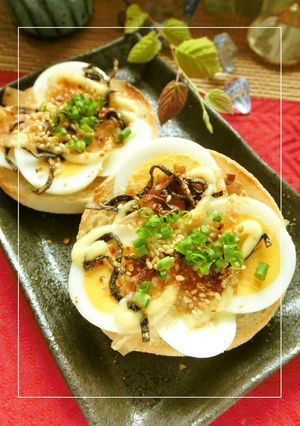 茹で卵の和マフィン-レシピのメイン写真
