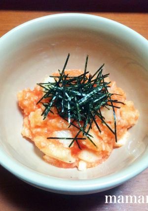 山芋で♡ふわふわ明太子-レシピのメイン写真