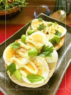 茹で卵の昆布茶マフィン-レシピのメイン写真