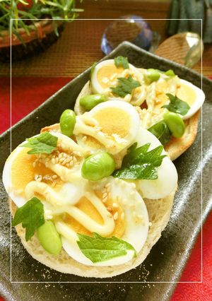 茹で卵の昆布茶マフィン-レシピのメイン写真
