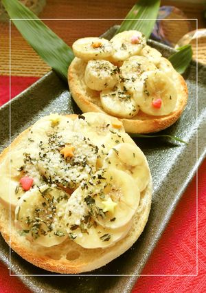 バジル香る❀バナナの蜂蜜レモンマフィン-レシピのメイン写真