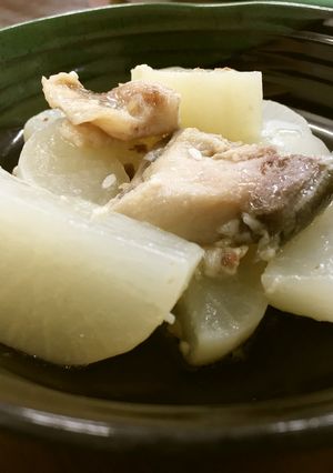 塩糀で作るブリのあら煮-レシピのメイン写真