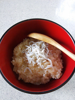 インスタントラーメンのスープ粉末でお粥-レシピのメイン写真