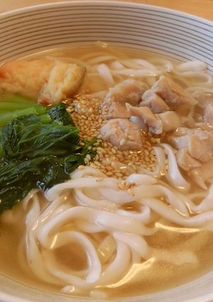 稲庭風こんにゃく麺であったかうどん～-レシピのメイン写真