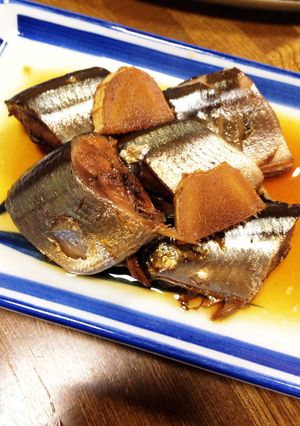 秋刀魚の圧力鍋煮-レシピのメイン写真