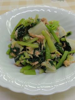 小松菜とツナの和え物-レシピのメイン写真