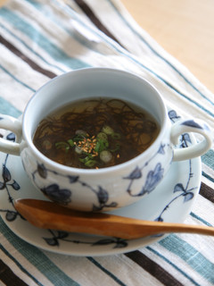 お酢入りもずくスープ-レシピのメイン写真