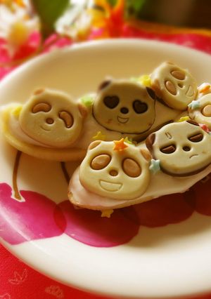 ★バナナボートに乗るパンダ★-レシピのメイン写真