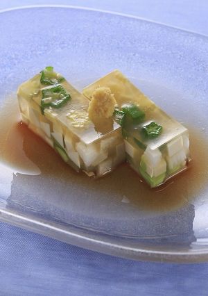 豆腐と夏野菜のゼリーよせ-レシピのメイン写真