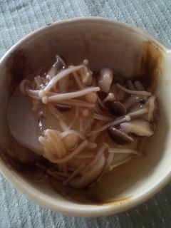 大根のキノコあんかけ-レシピのメイン写真