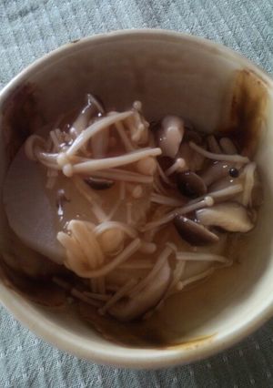 大根のキノコあんかけ-レシピのメイン写真