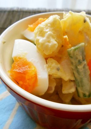 カレー味☆ゴロっとポテサラ-レシピのメイン写真