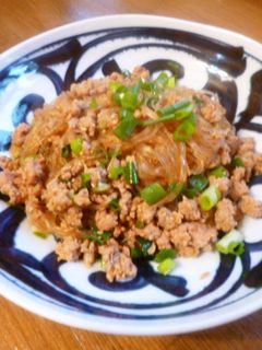 春雨とひき肉のピリ辛炒め♪-レシピのメイン写真