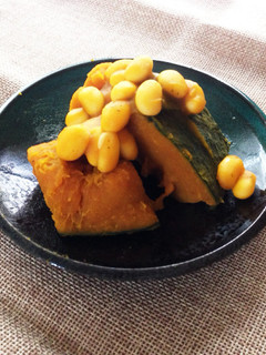 かぼちゃお豆煮-レシピのメイン写真