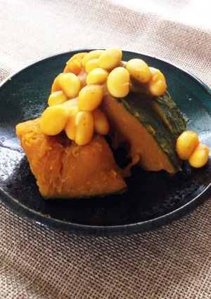 かぼちゃお豆煮-レシピのメイン写真
