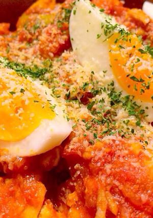 圧力鍋で簡単！鶏肉のトマト煮-レシピのメイン写真