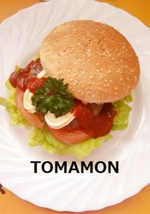 ✿とまモンのマヨバーガー✿かけトマ-レシピのメイン写真